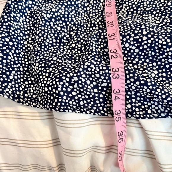 ROXY Blind Dreams Deep Vneck Faux Wrap In Mood Indigo Chaos Size Medium - Picture 12 of 15